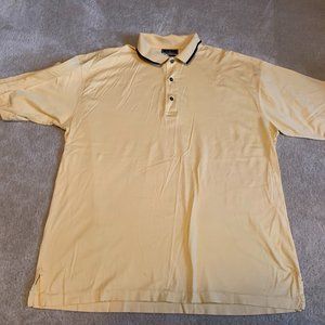 Outer Banks Reserve Yellow 100% Cotton Polo Shirt Size XL